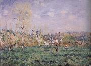 Claude Monet Springtime in Vetheuil oil painting reproduction